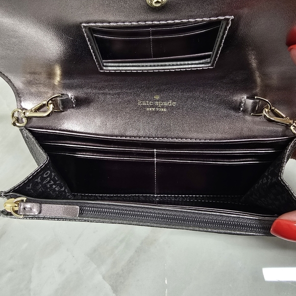 Kate Spade Sparkle Evening Clutch And Card Holder - Picture 10 of 11